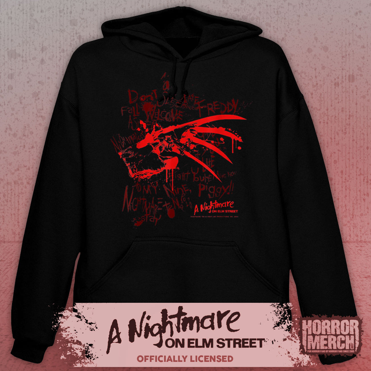 Nightmare On Elm Street - Red Glove Hooded Sweatshirt