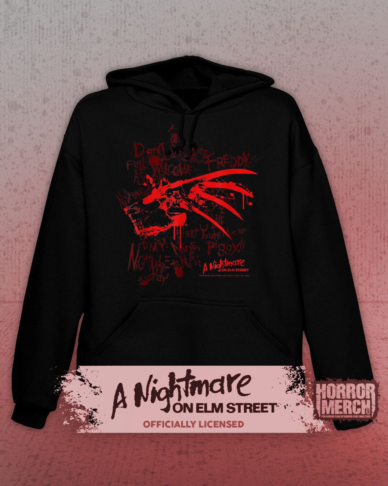 Nightmare On Elm Street - Red Glove Hooded Sweatshirt