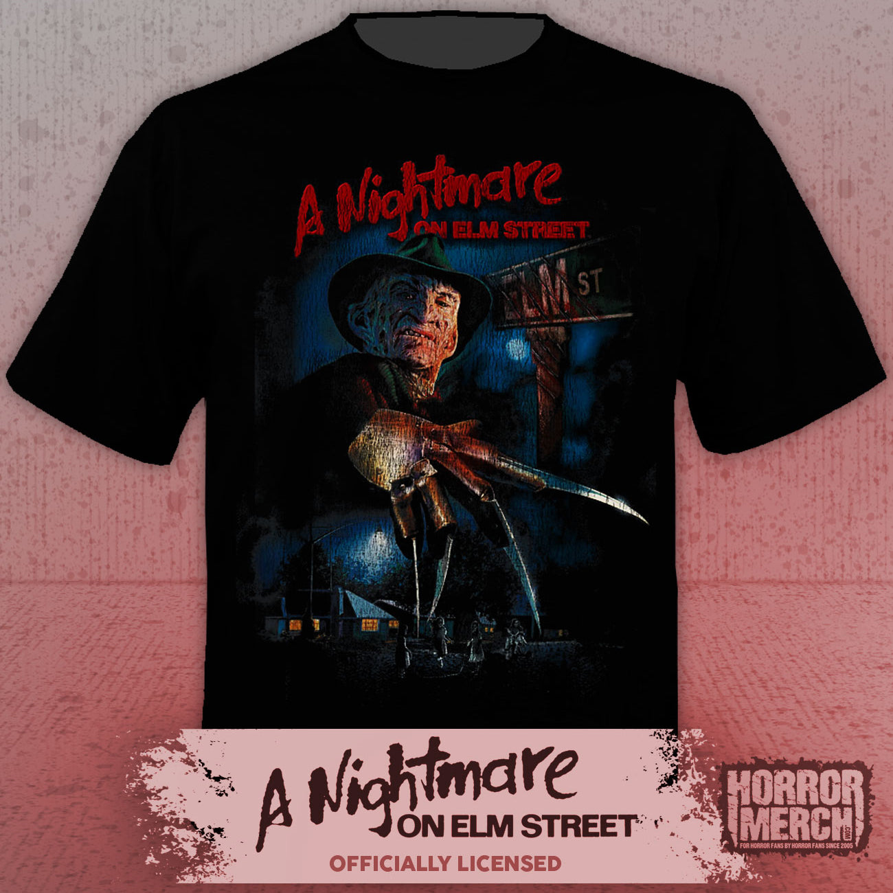 Nightmare On Elm Street - Collage (Elm St) Mens Shirt
