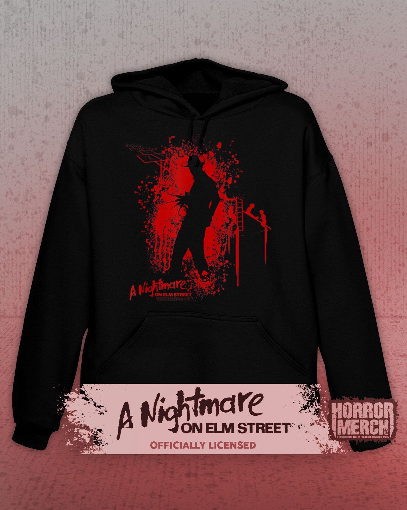 Nightmare On Elm Street - Freddy Splatter Hooded Sweatshirt