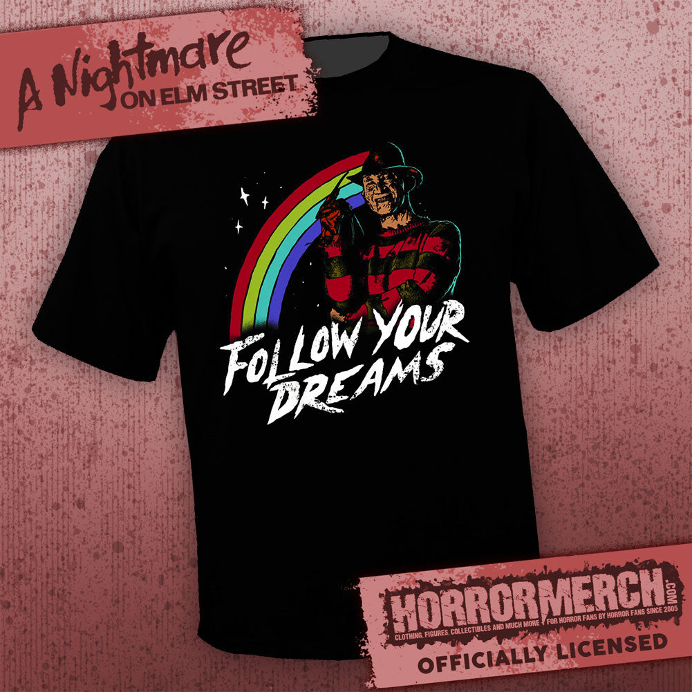 Nightmare On Elm Street - Follow Your Dreams (Smile) Mens Shirt