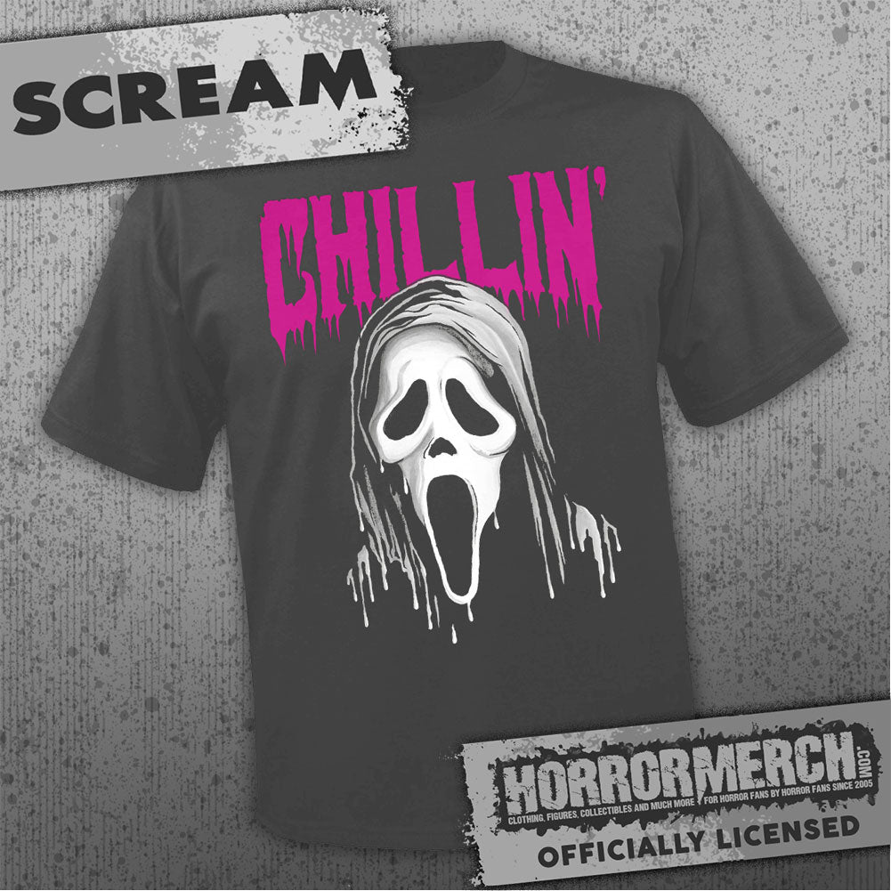 Scream - Chillin (Gray) Mens Shirt