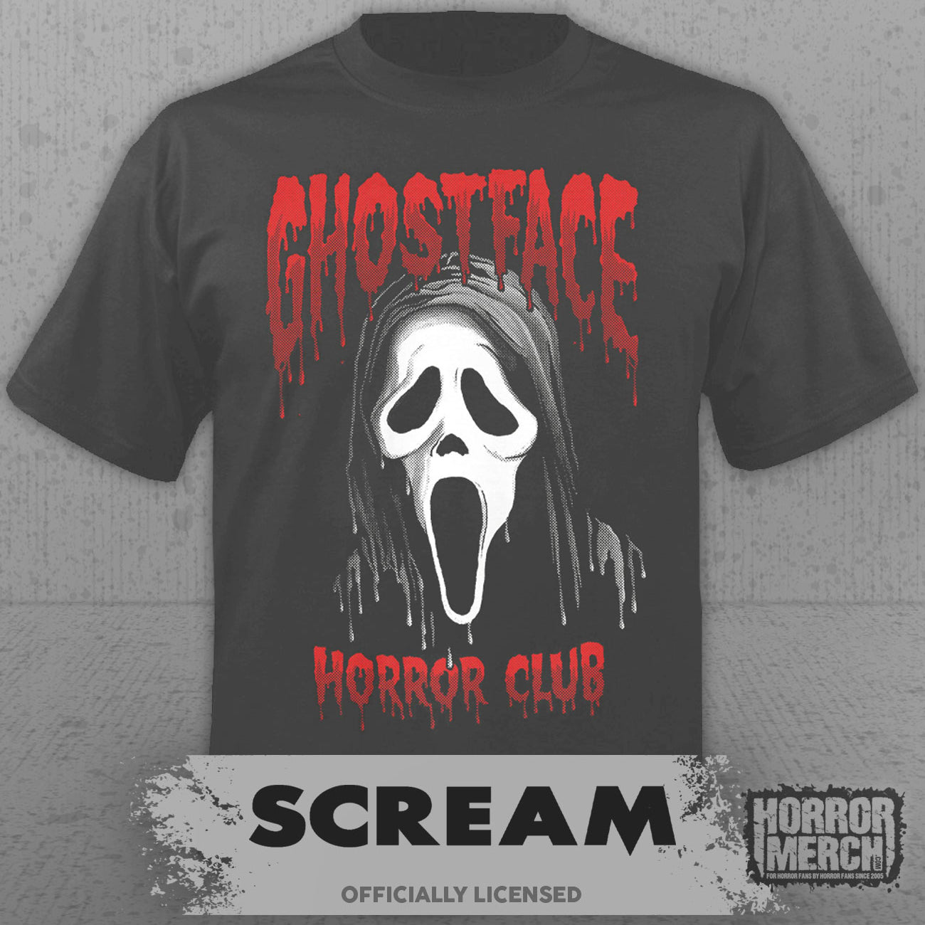 Scream - Horror Club Women's T-Shirt (Gray)