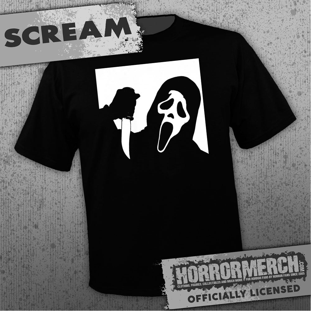 Scream - Poster (BW) Mens Shirt