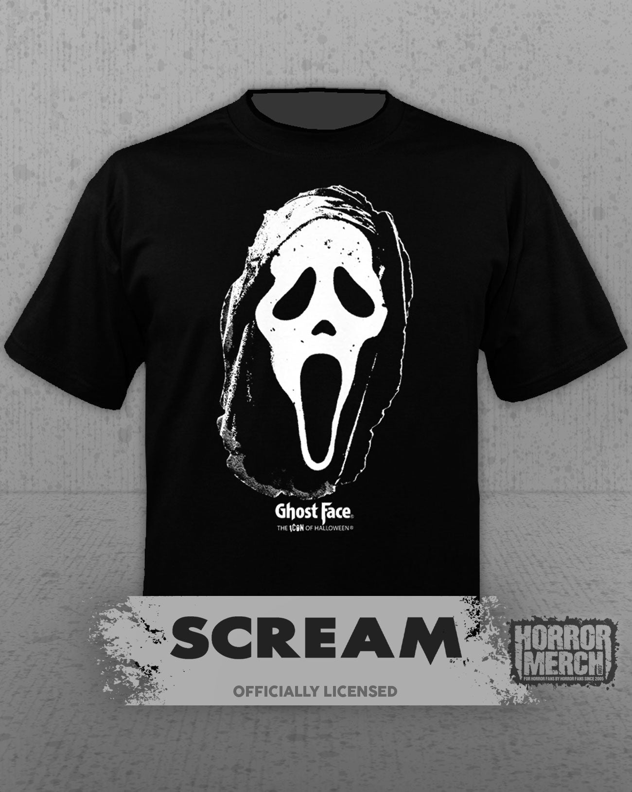 Scream - Distressed Mask Mens Shirt