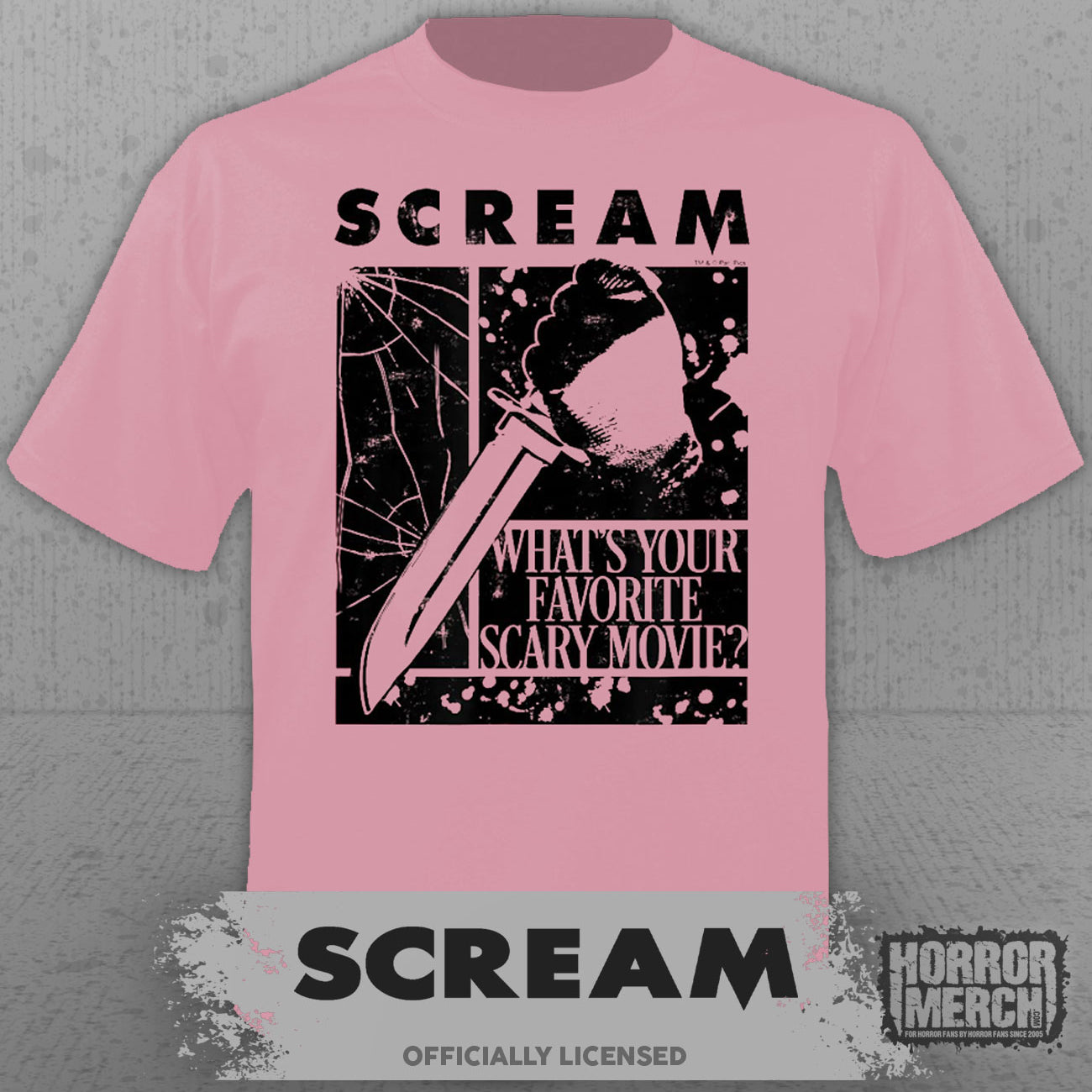 Scream - Broken Glass Women's T-Shirt (Pink)