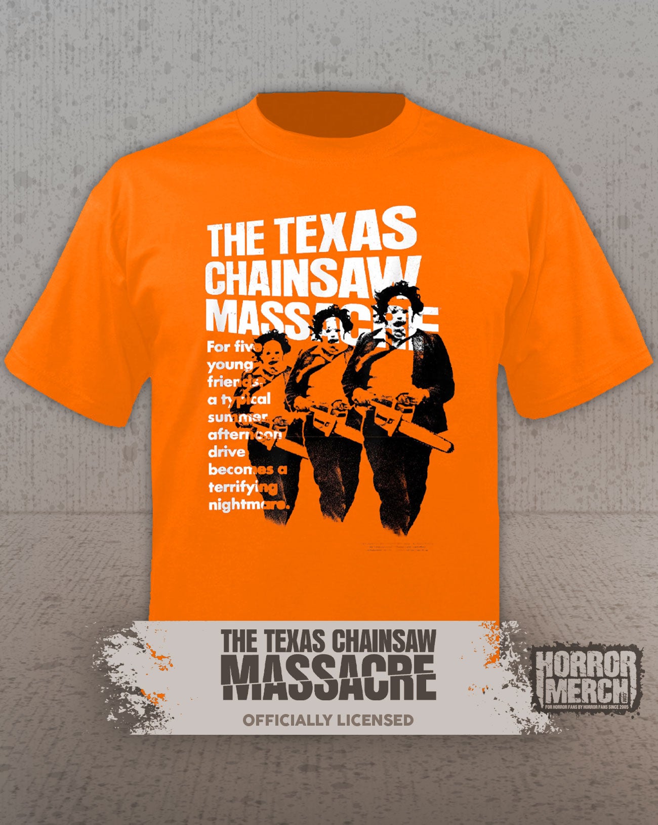 Texas Chainsaw Massacre - Running Womens Shirt (Orange)
