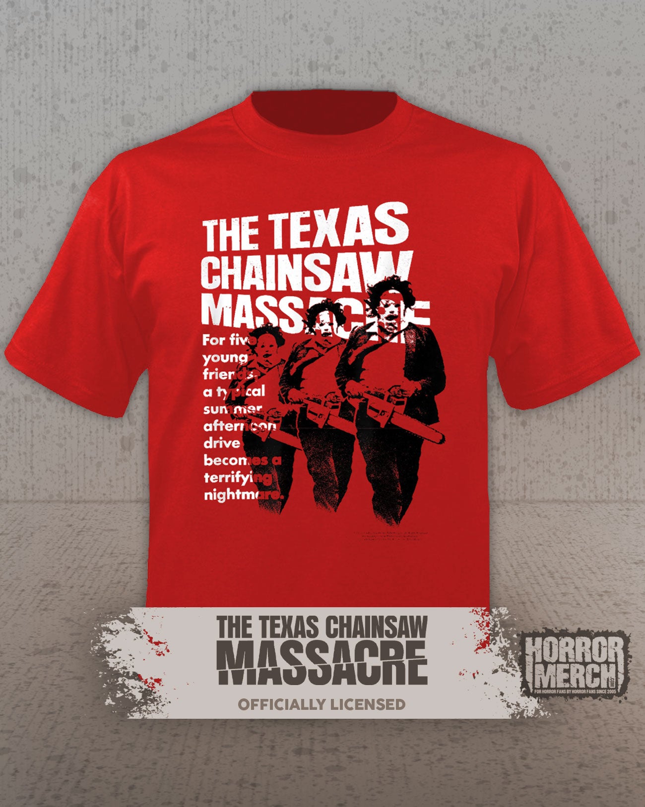 Texas Chainsaw Massacre - Running Womens Shirt (Red)