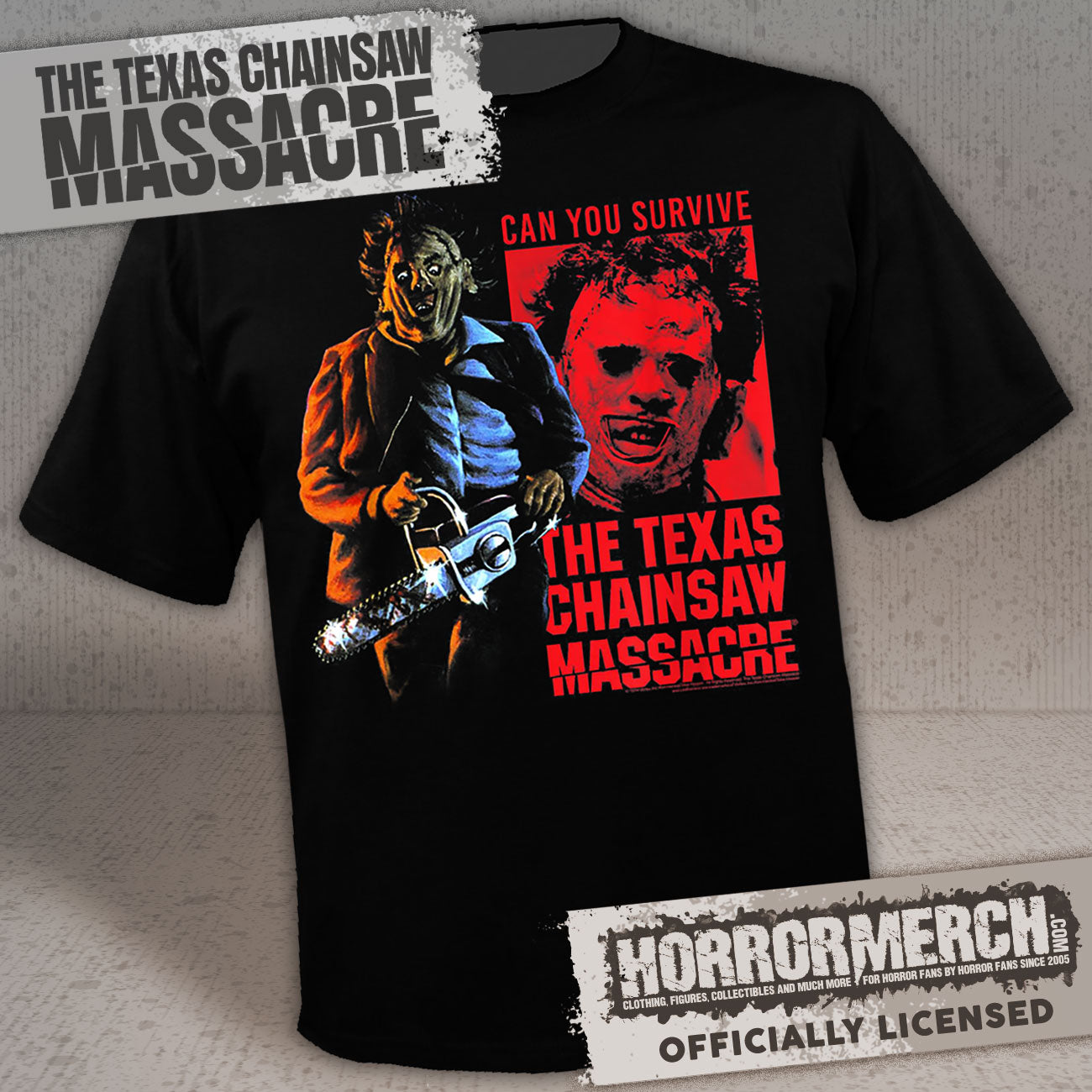 Texas Chainsaw Massacre - Dual Leatherface Mens Shirt