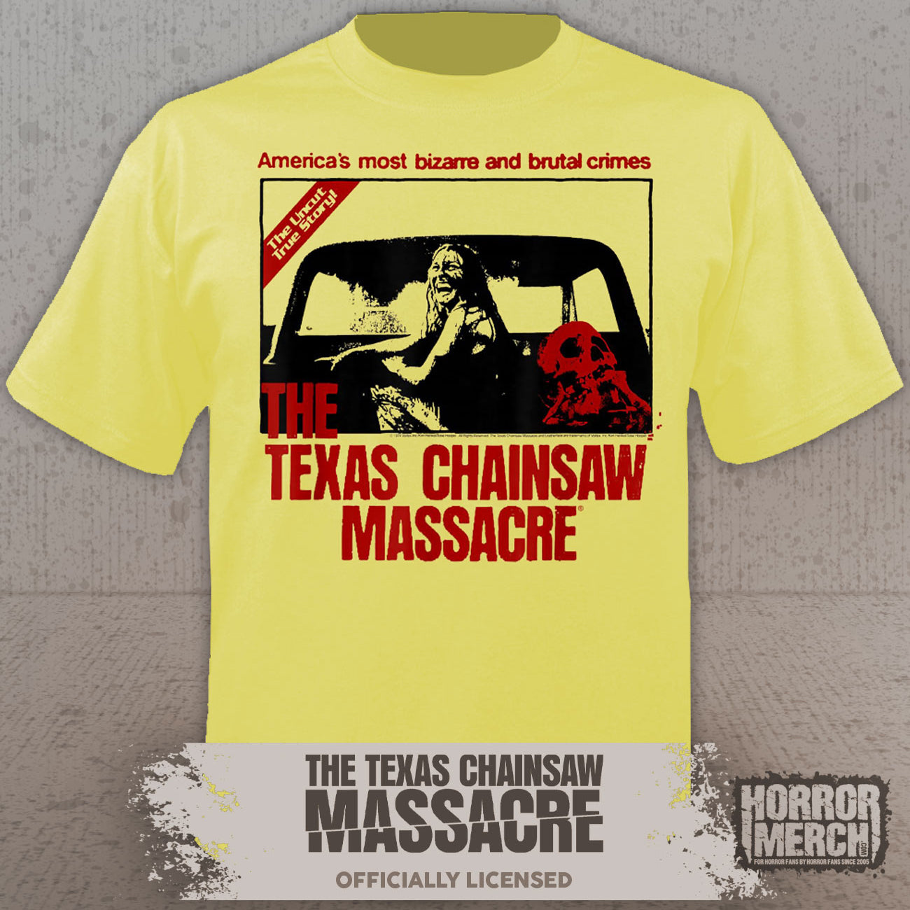 Texas Chainsaw Massacre - Bloody Sally Womens Shirt (Yellow)