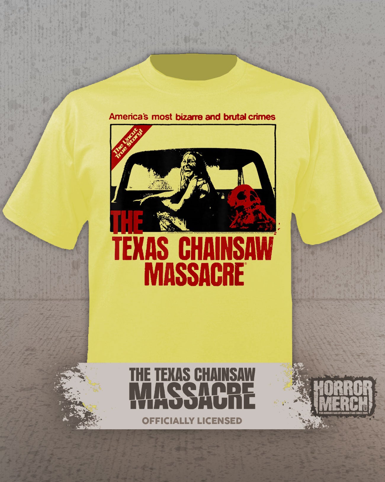 Texas Chainsaw Massacre - Bloody Sally Womens Shirt (Yellow)