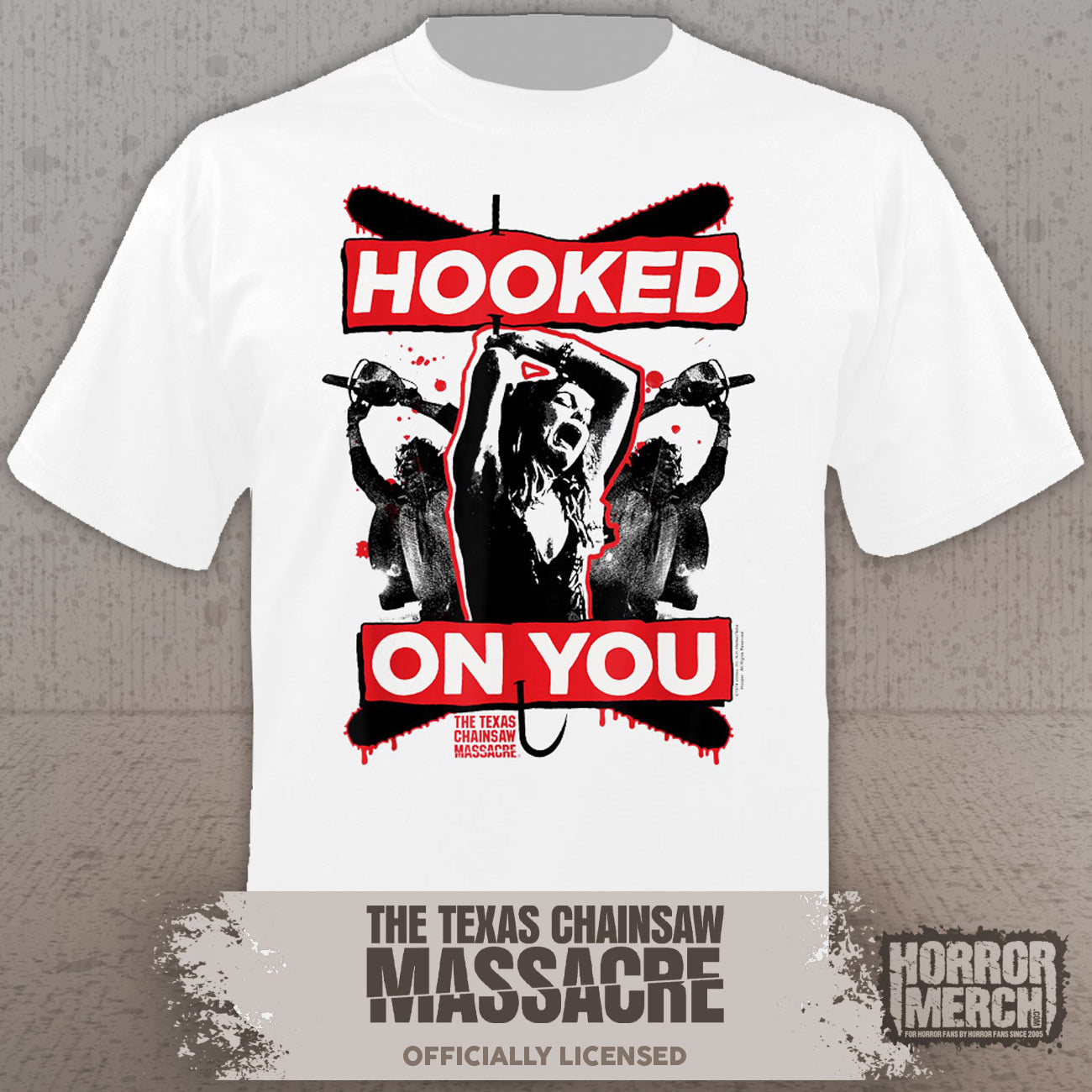 Texas Chainsaw Massacre - Hooked On You Womens Shirt (White)
