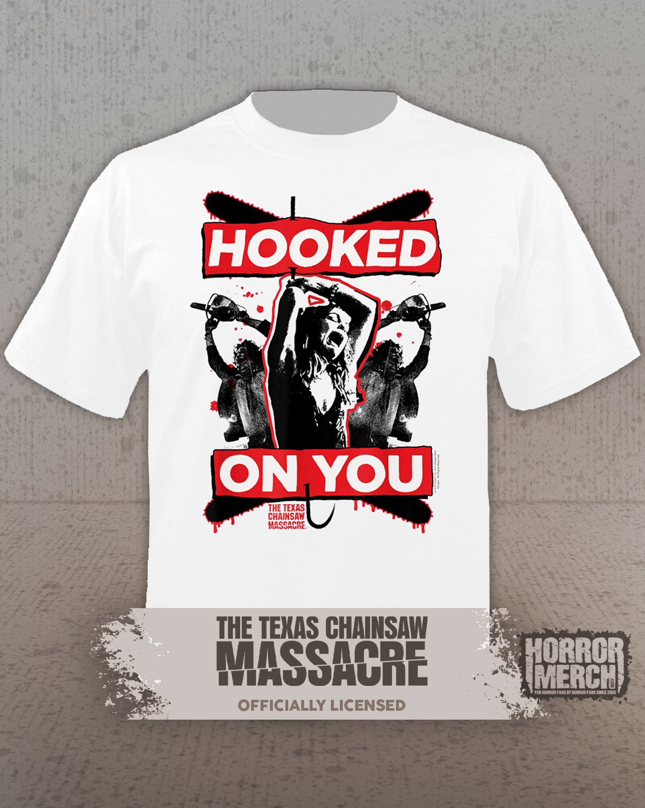 Texas Chainsaw Massacre - Hooked On You Womens Shirt (White)