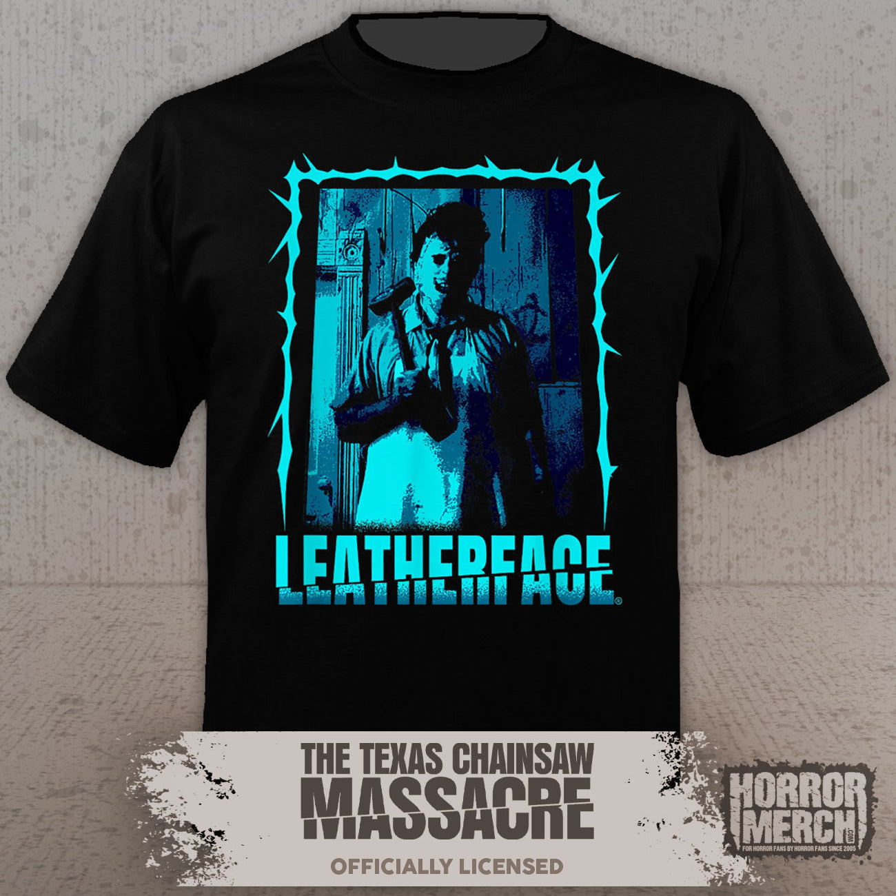 Texas Chainsaw Massacre - Leatherface (Neon) Mens Shirt