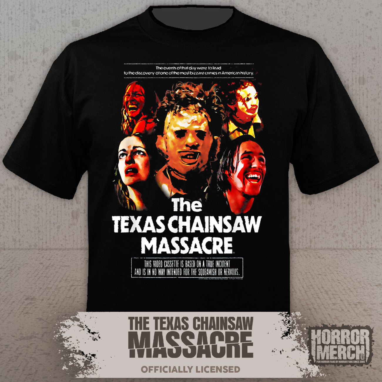 Texas Chainsaw Massacre - Montage Mens Shirt