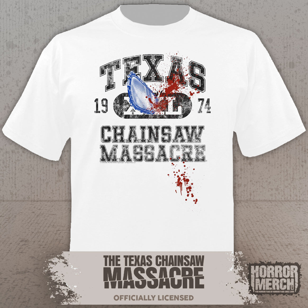 Texas Chainsaw Massacre - University Mens Shirt (White)