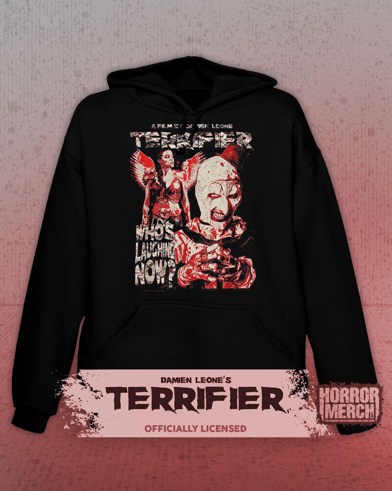 Terrifier - Whos Laughing Now Collage Hooded Sweatshirt