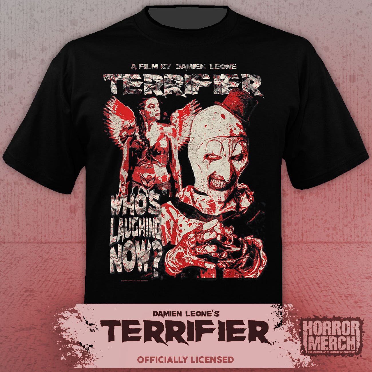 Terrifier - Whos Laughing Now Collage Womens Shirt