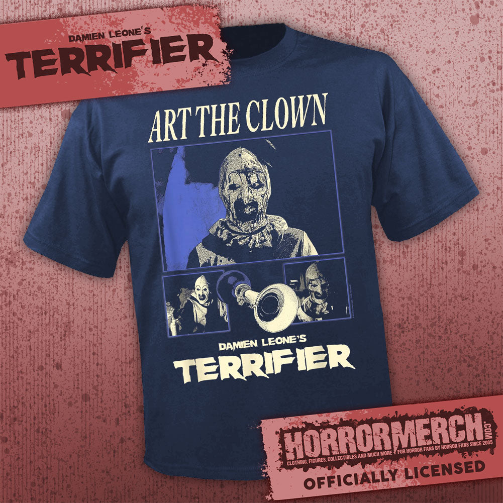 Terrifier - Horn (Blue) Womens Shirt
