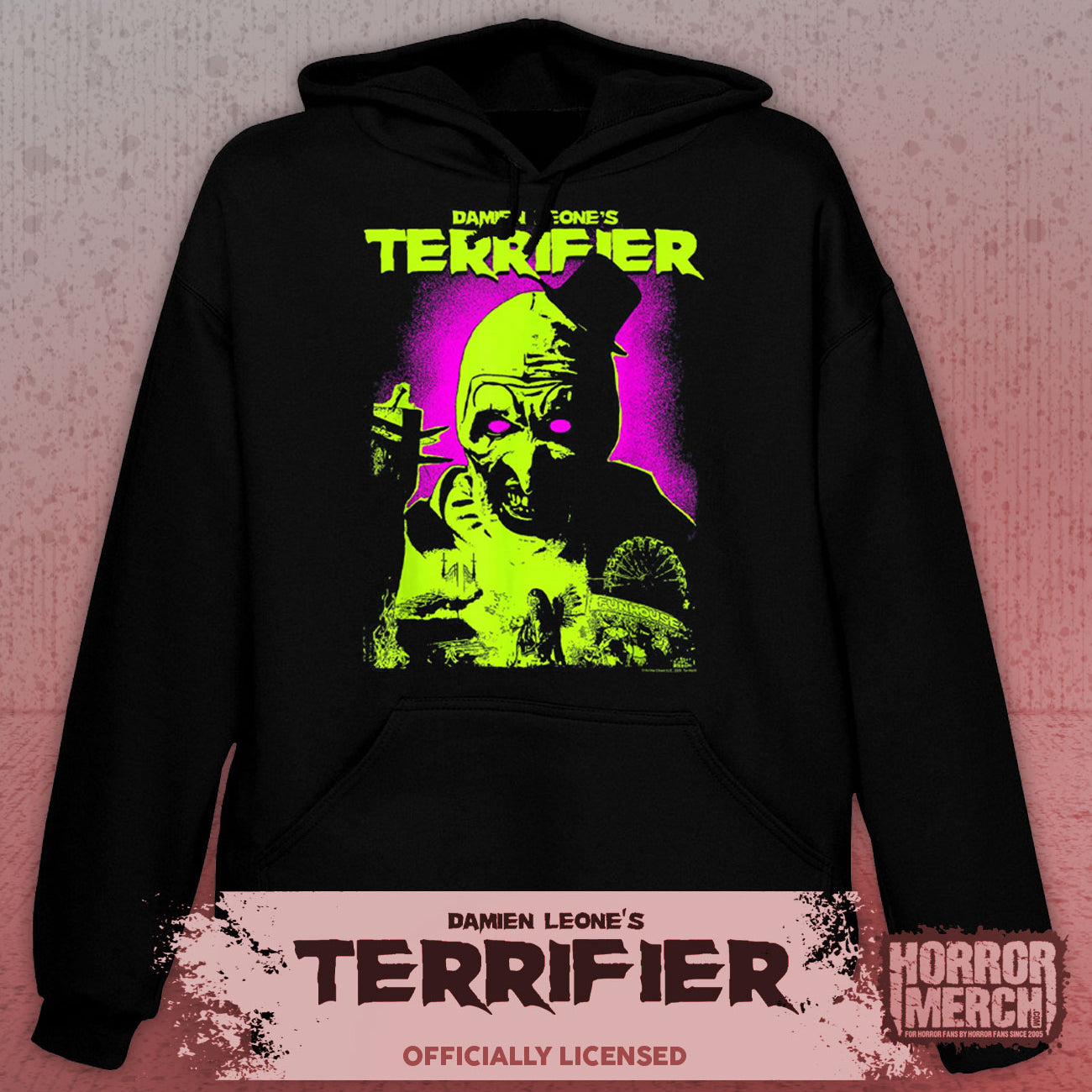 Terrifier - Neon Hooded Sweatshirt