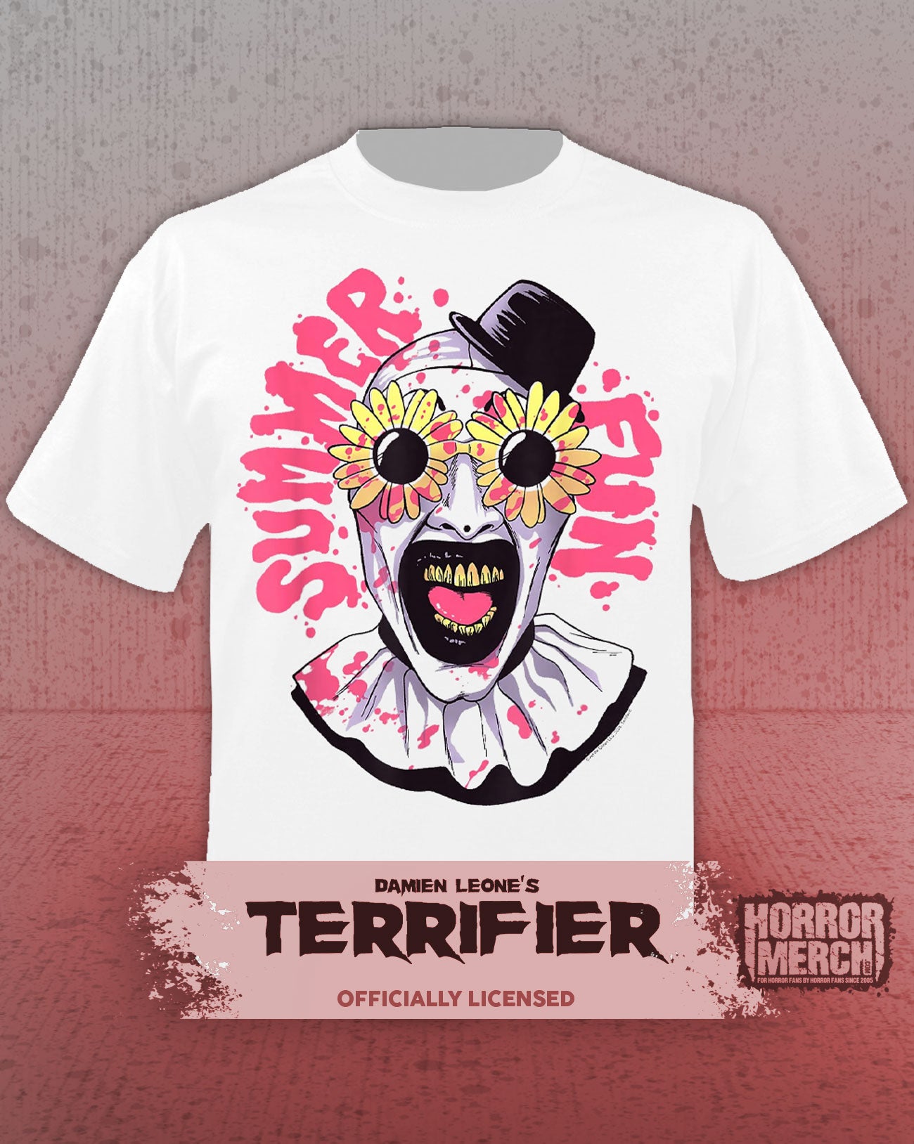 Terrifier - Summer Days Mens Shirt (White)