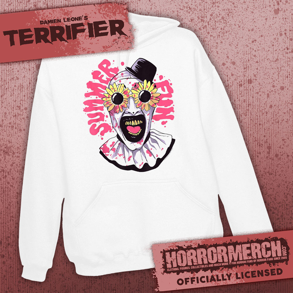 Terrifier - Summer Days (White) Hooded Sweatshirt