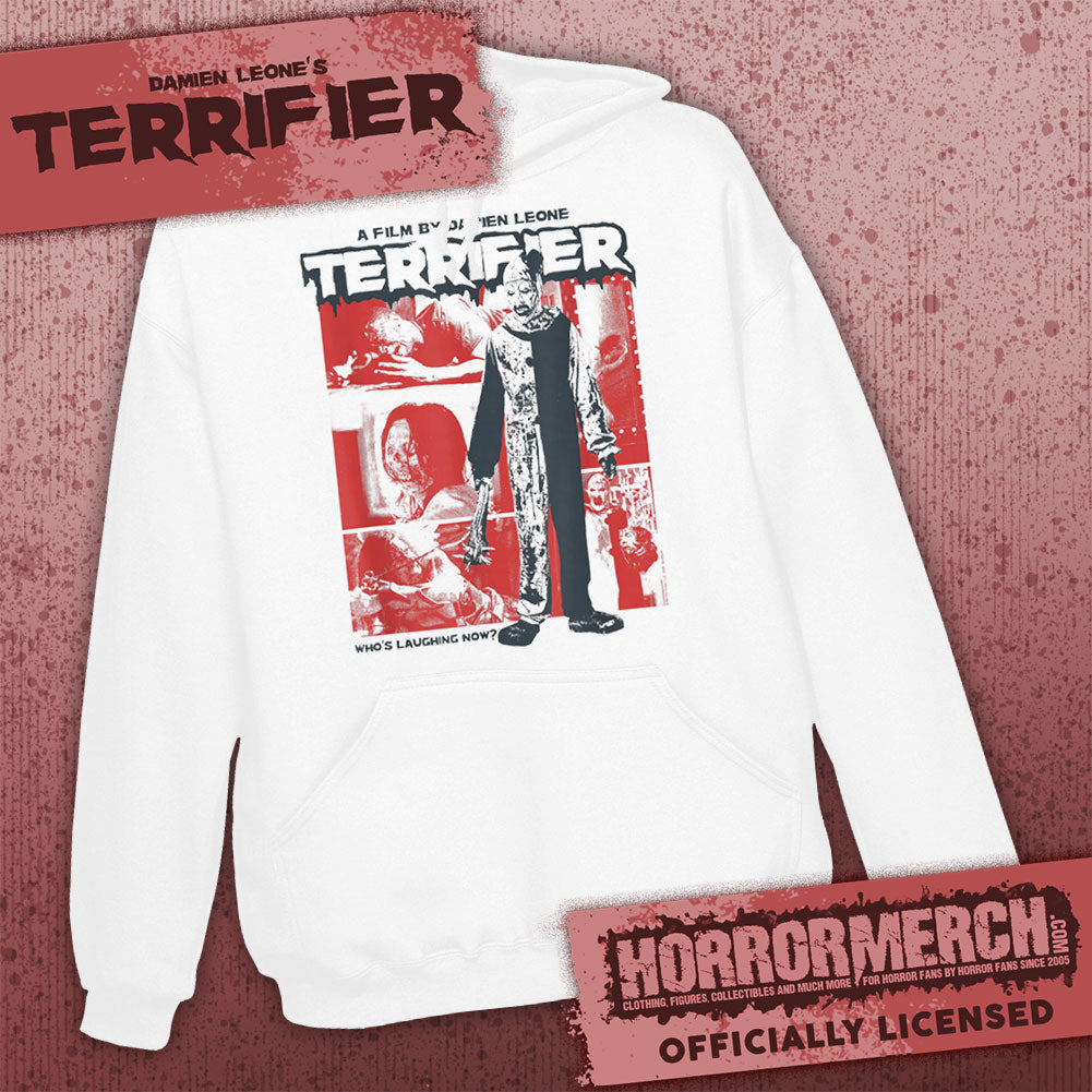 Terrifier - Collage (Duotone - White) Hooded Sweatshirt