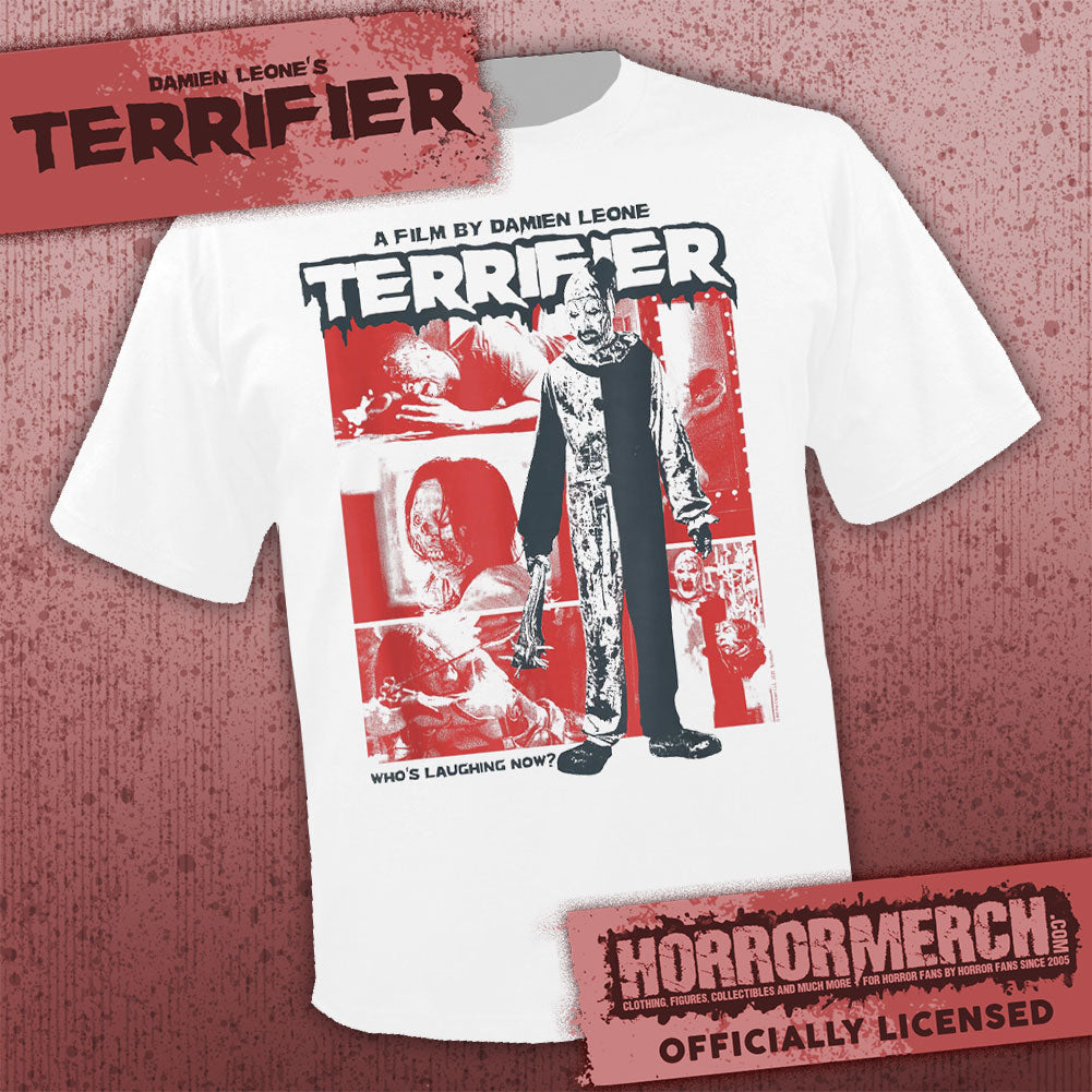 Terrifier - Collage (Duotone - White) Womens Shirt