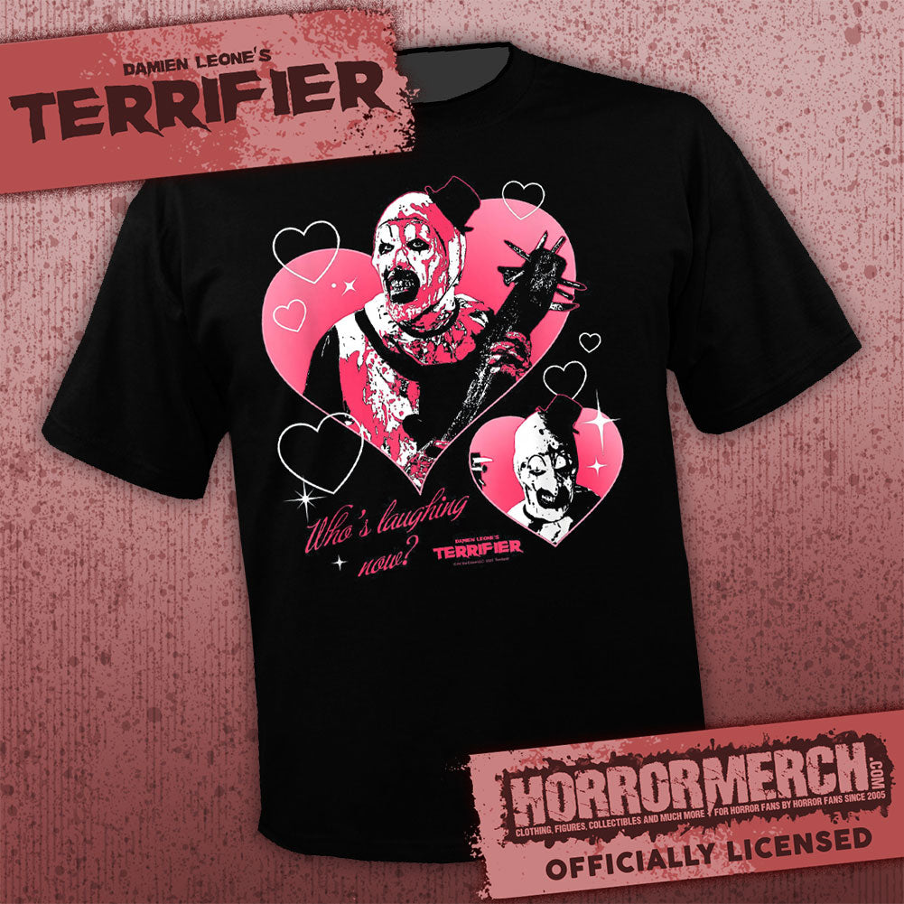 Terrifier - Hearts Collage Mens Shirt
