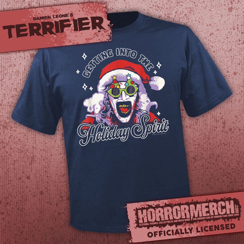 Terrifier - Holiday Spirit (Blue) Mens Shirt