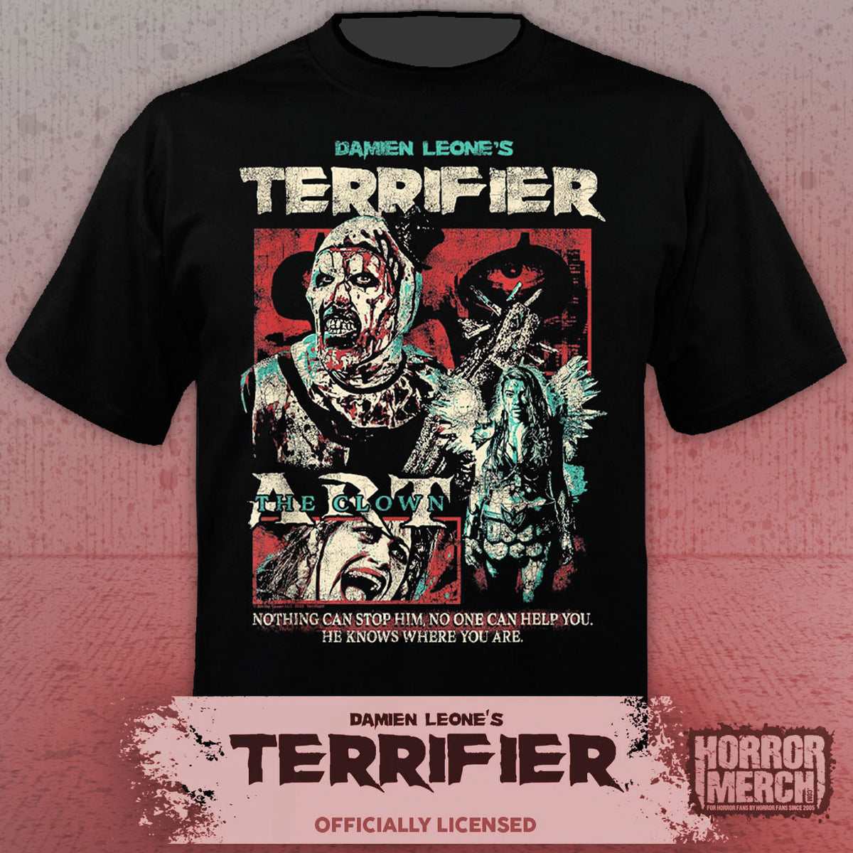 Terrifier - Nothing Can Stop Him (Collage) Women's T-Shirt