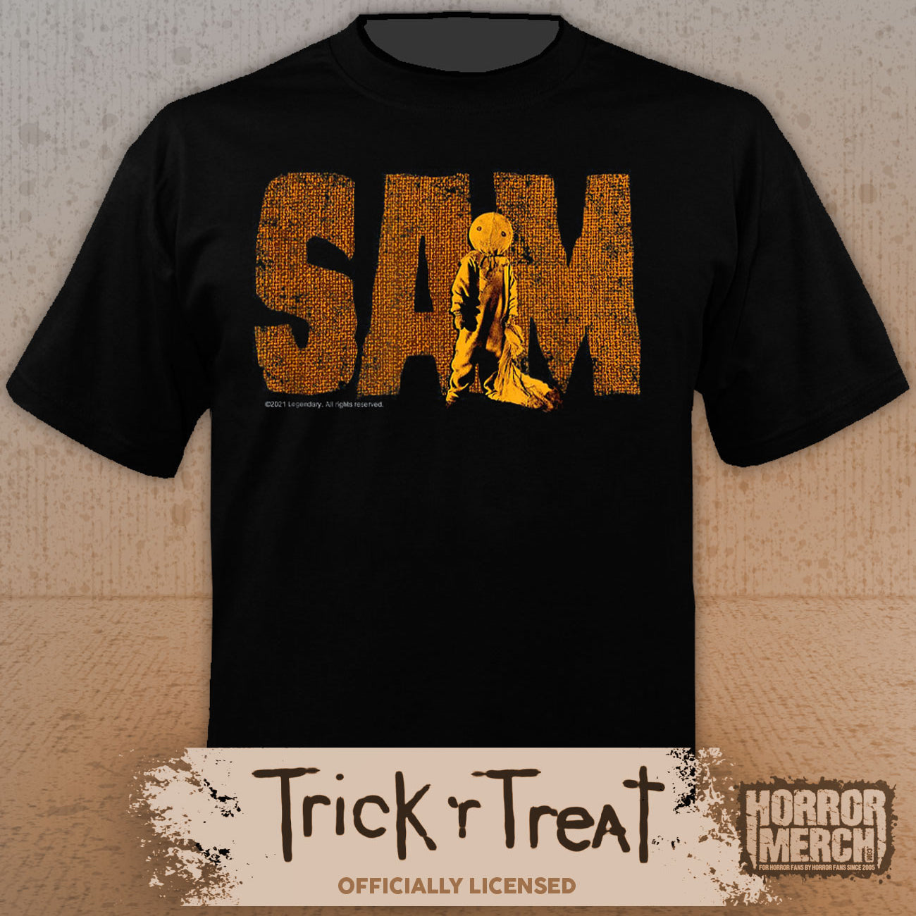 Trick R Treat - (Burlap) Sam Mens Shirt