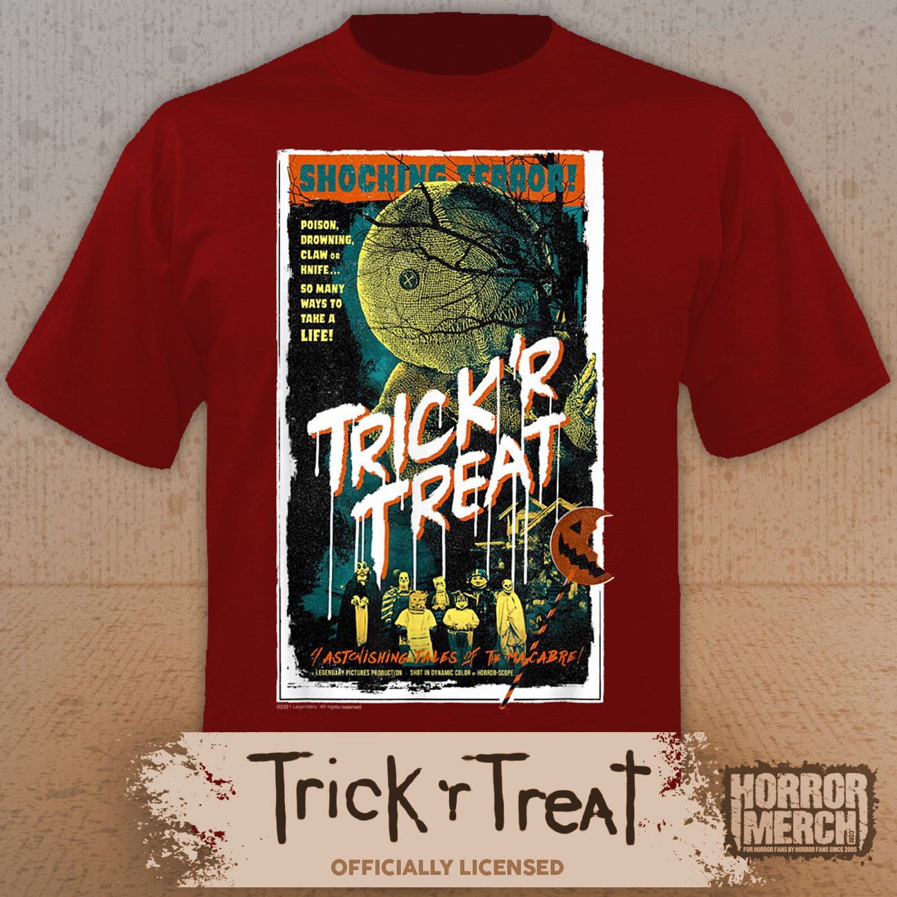 Trick R Treat - Lollipop Womens Shirt (Red)