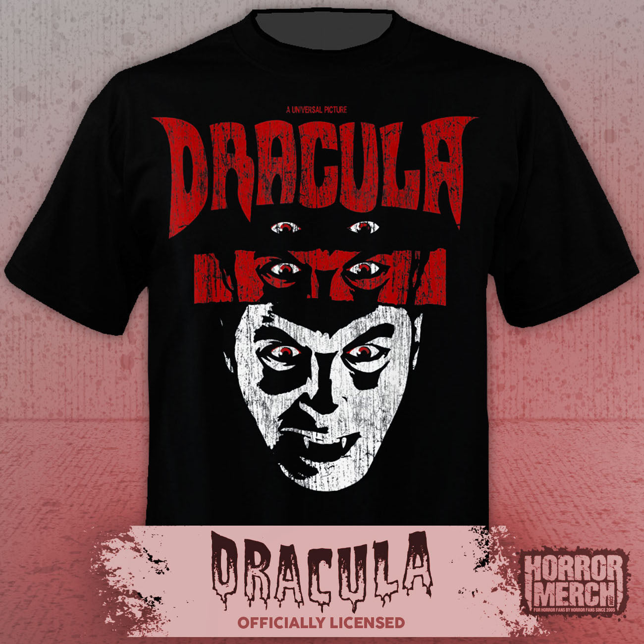 Dracula - Red Eyes Mens Shirt