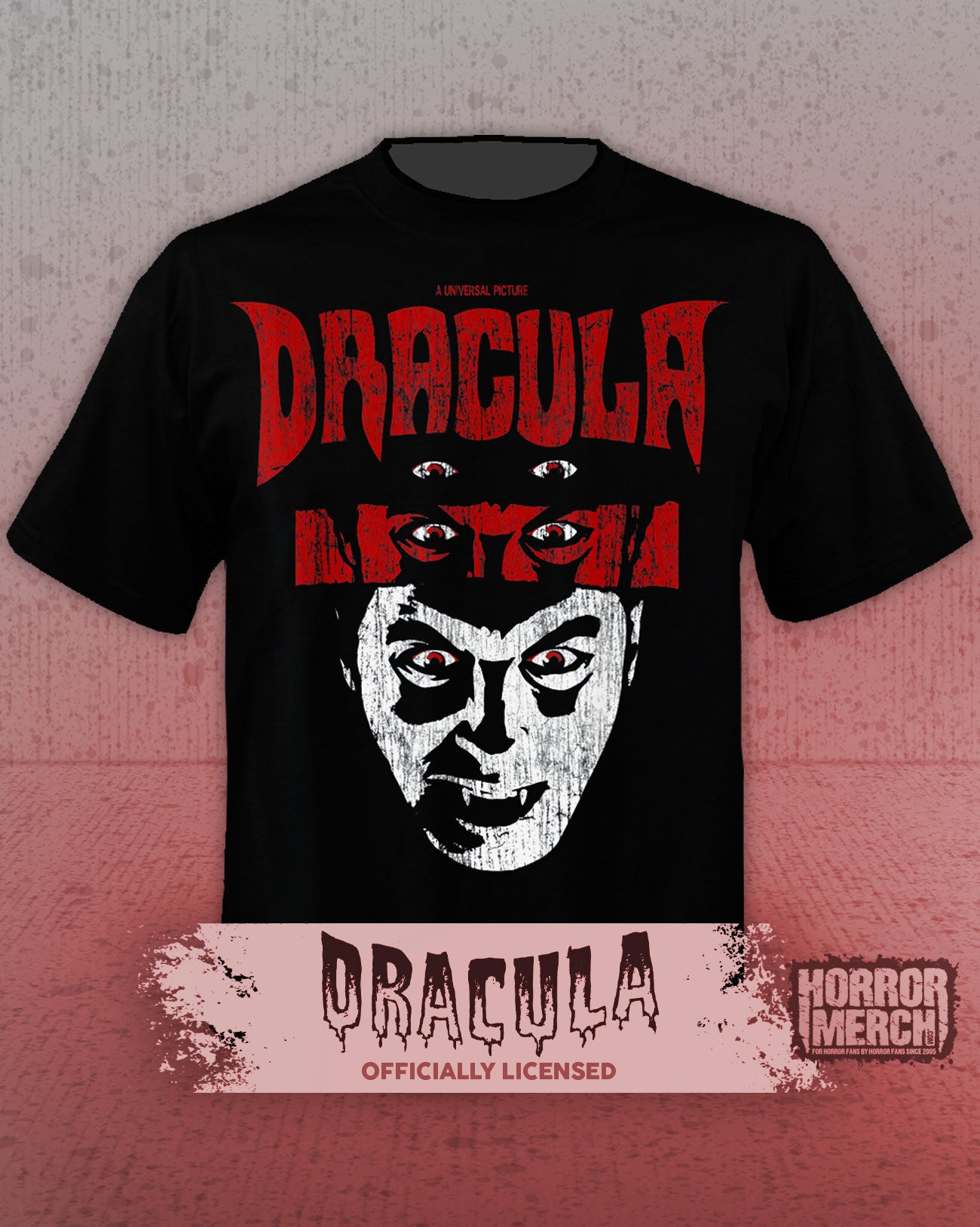 Dracula - Red Eyes Mens Shirt
