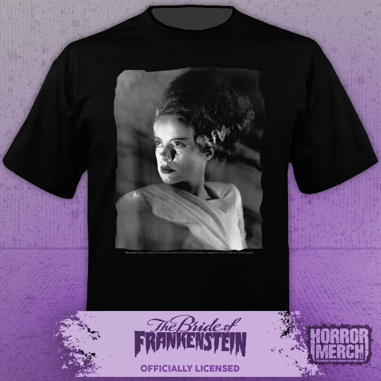 Bride Of Frankenstein - Classic Poster Mens Shirt