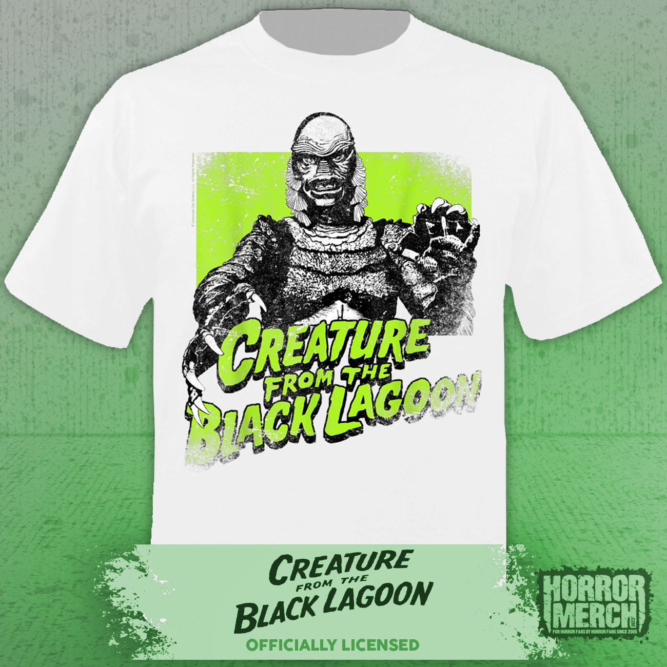 Creature From The Black Lagoon - Reach Womens Shirt (White)