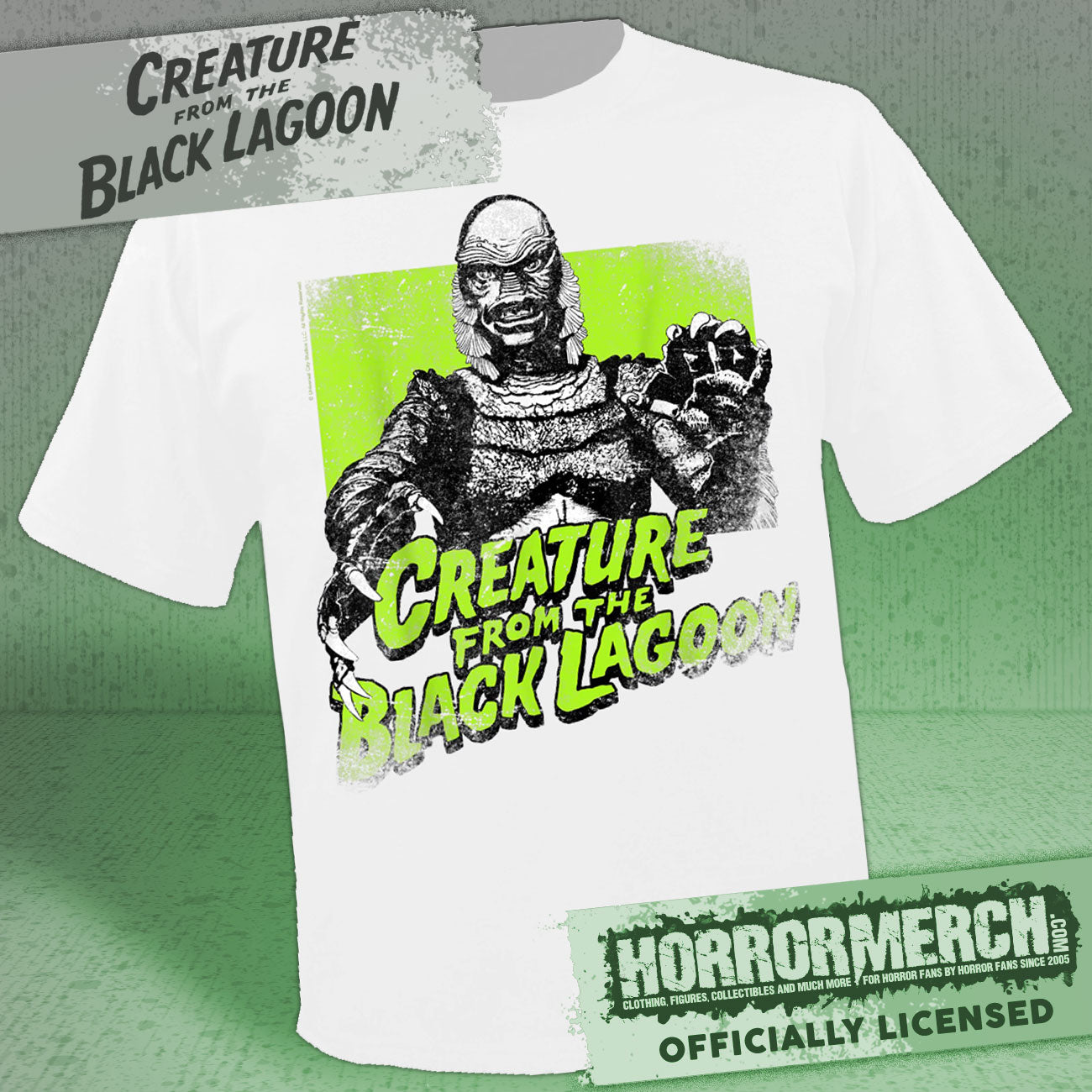 Creature From The Black Lagoon - Reach (White) Womens Shirt