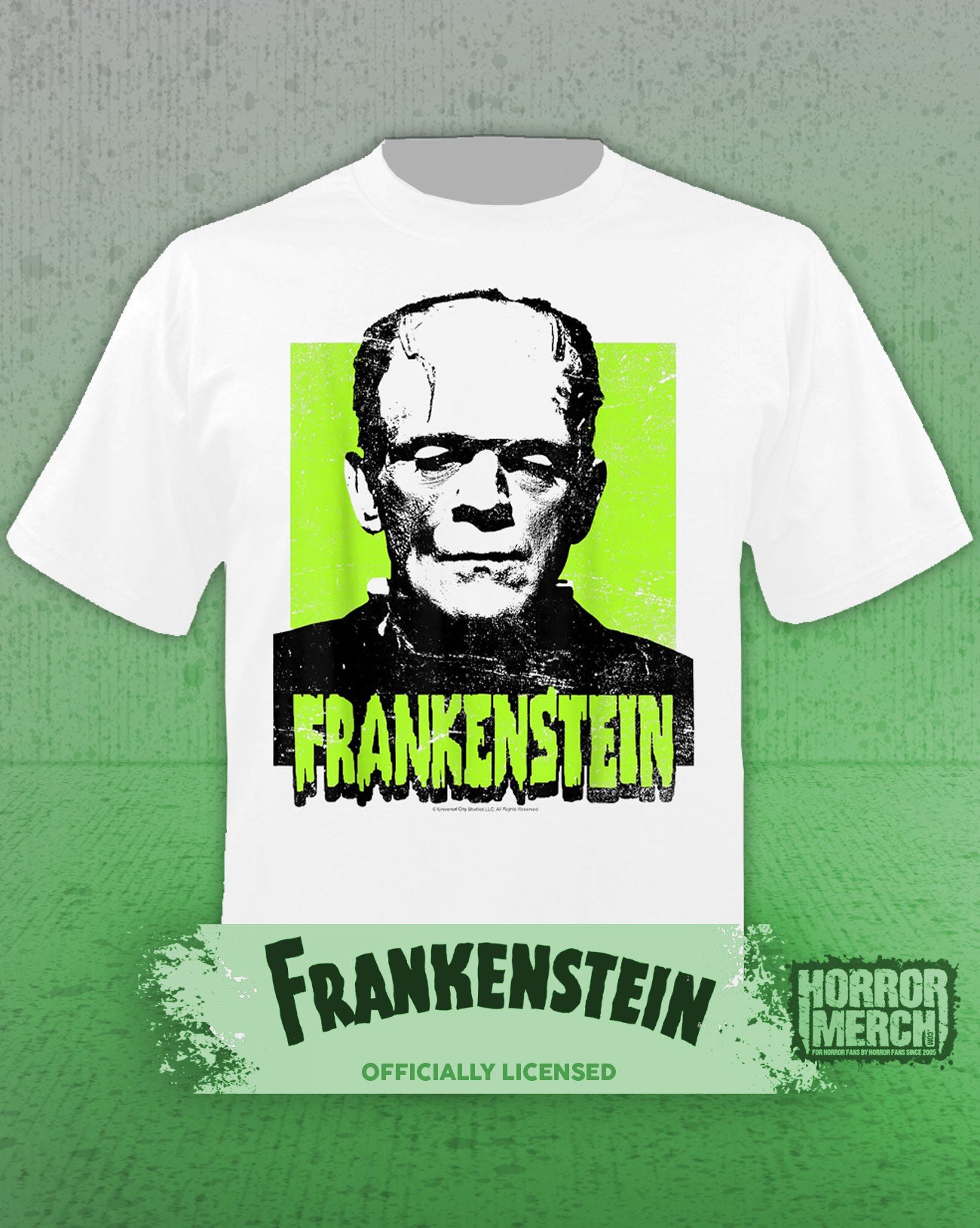 Frankenstein - Close-Up Womens Shirt (White)