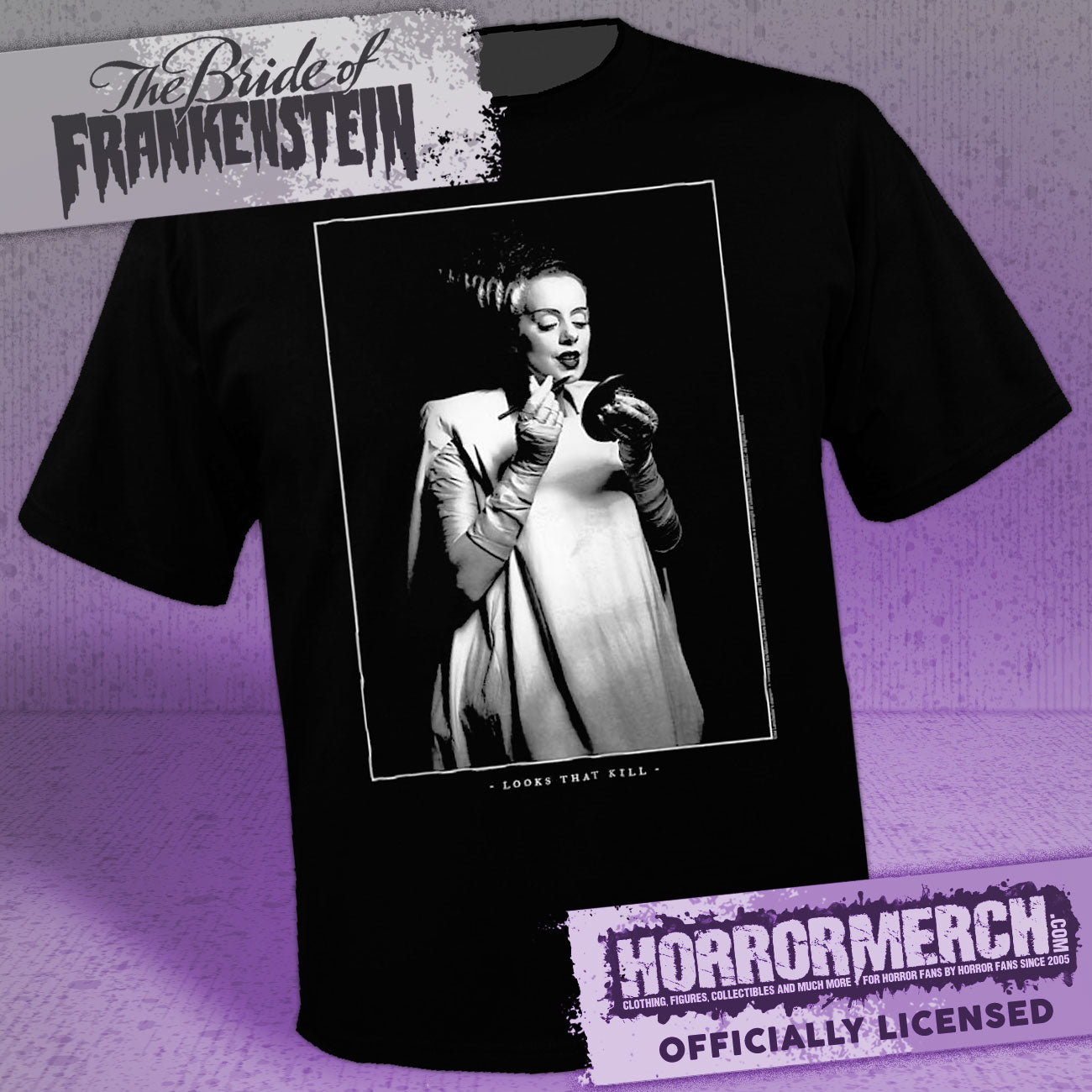 Bride Of Frankenstein - Looks That Kill Mens Shirt