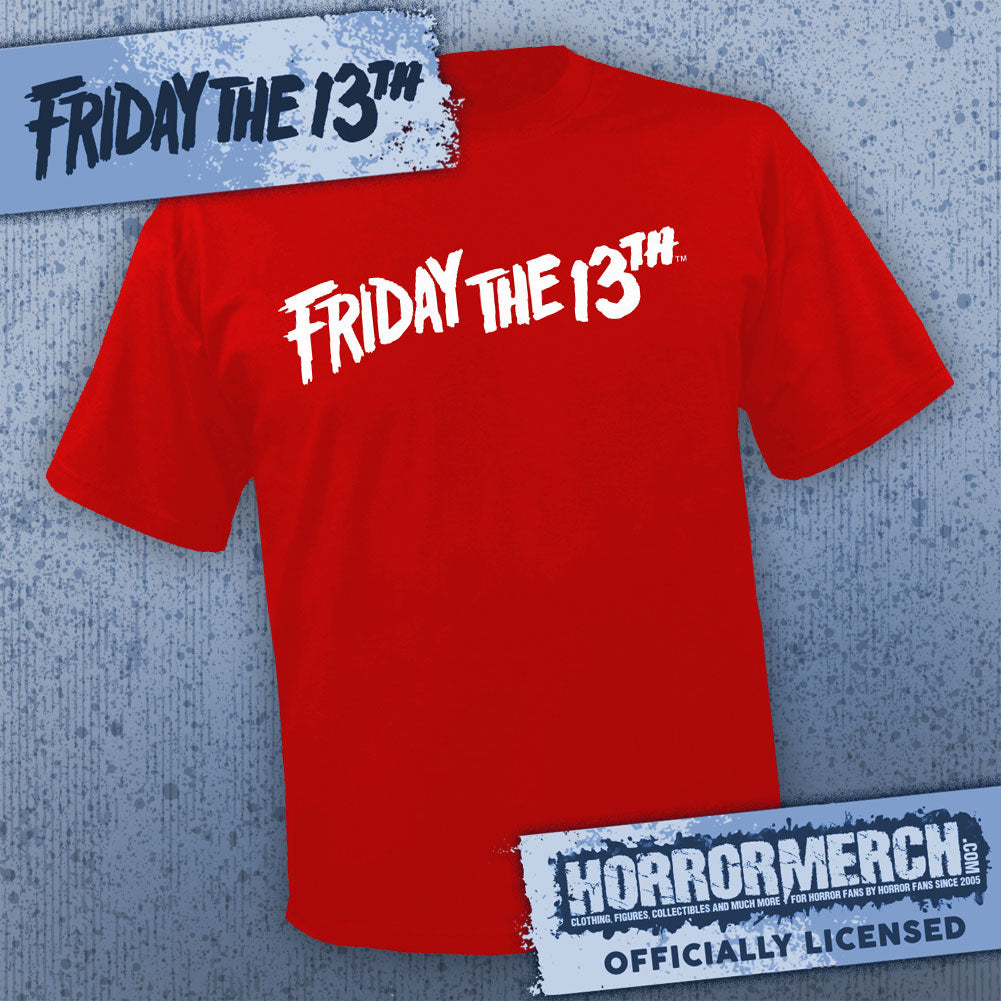 Friday The 13th - Logo (Red) Mens Shirt