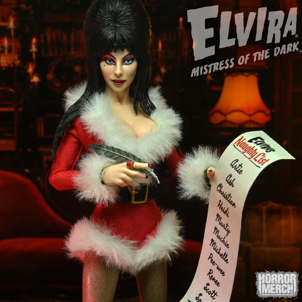 Elvira - Very Scary Xmas (Cloth) Figure