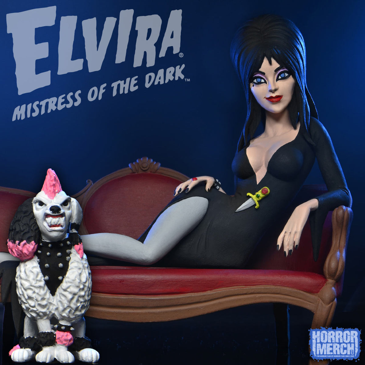 Elvira - Toony Terrors (Couch With Gonk) Figure
