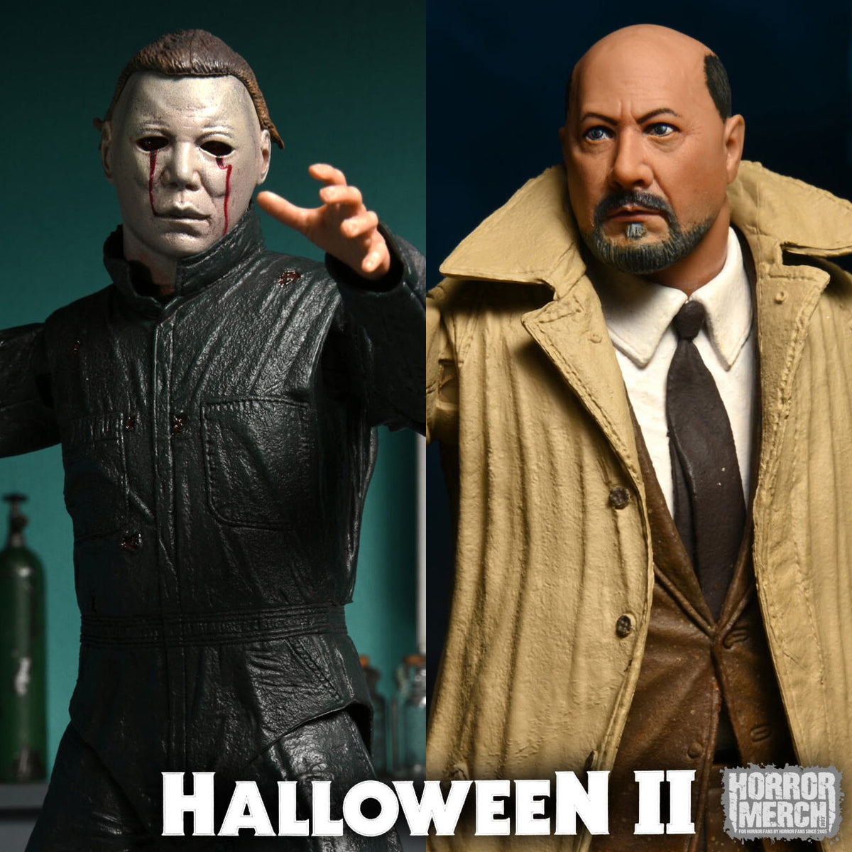 Halloween II - Ultimate Loomis + Myers (2-Pack) Figure