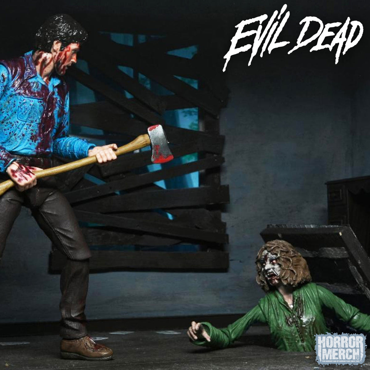 Evil Dead - Bloody Ash + Cheryl (2-Pack) Figure