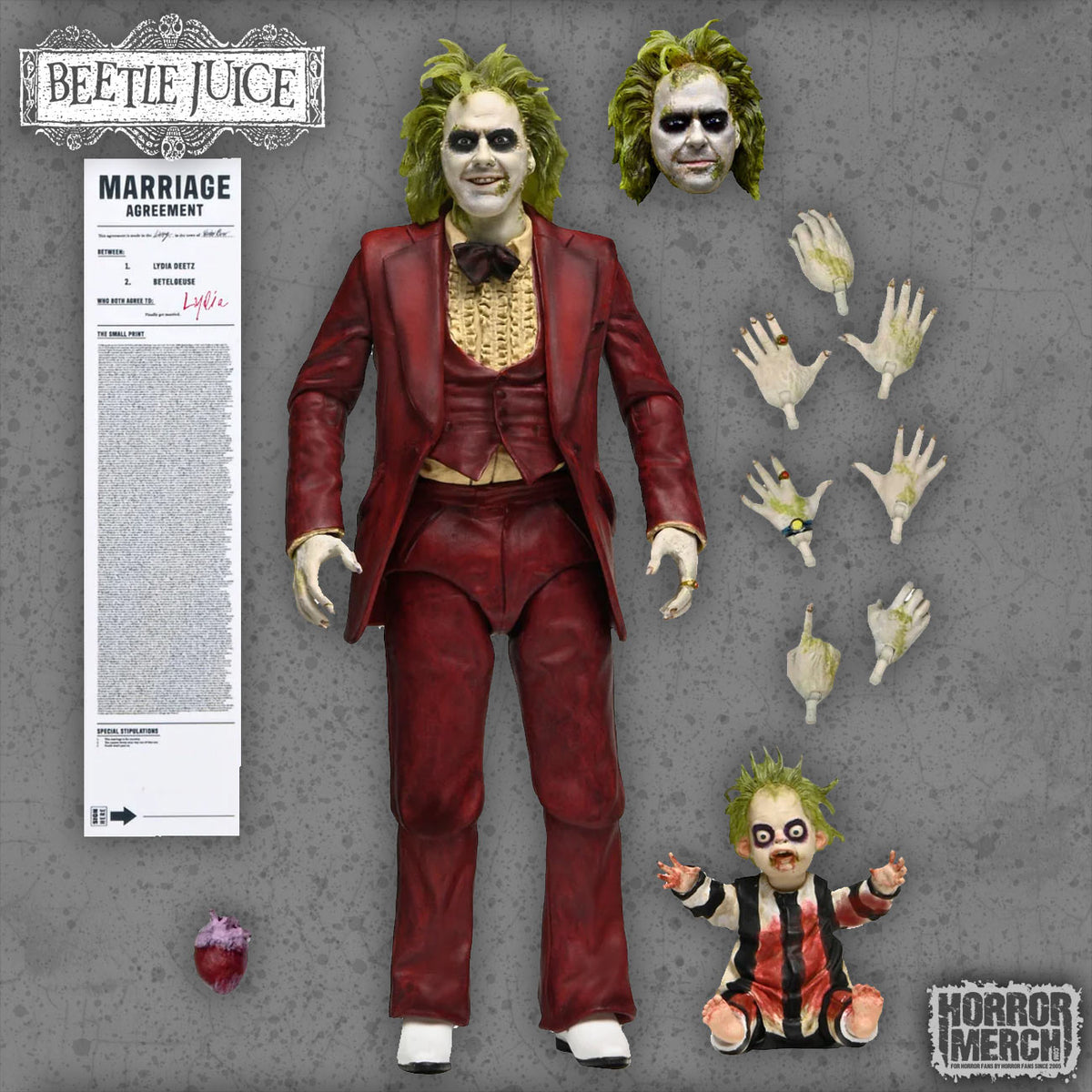 Beetljuice - Red Tux Ultimate Figure
