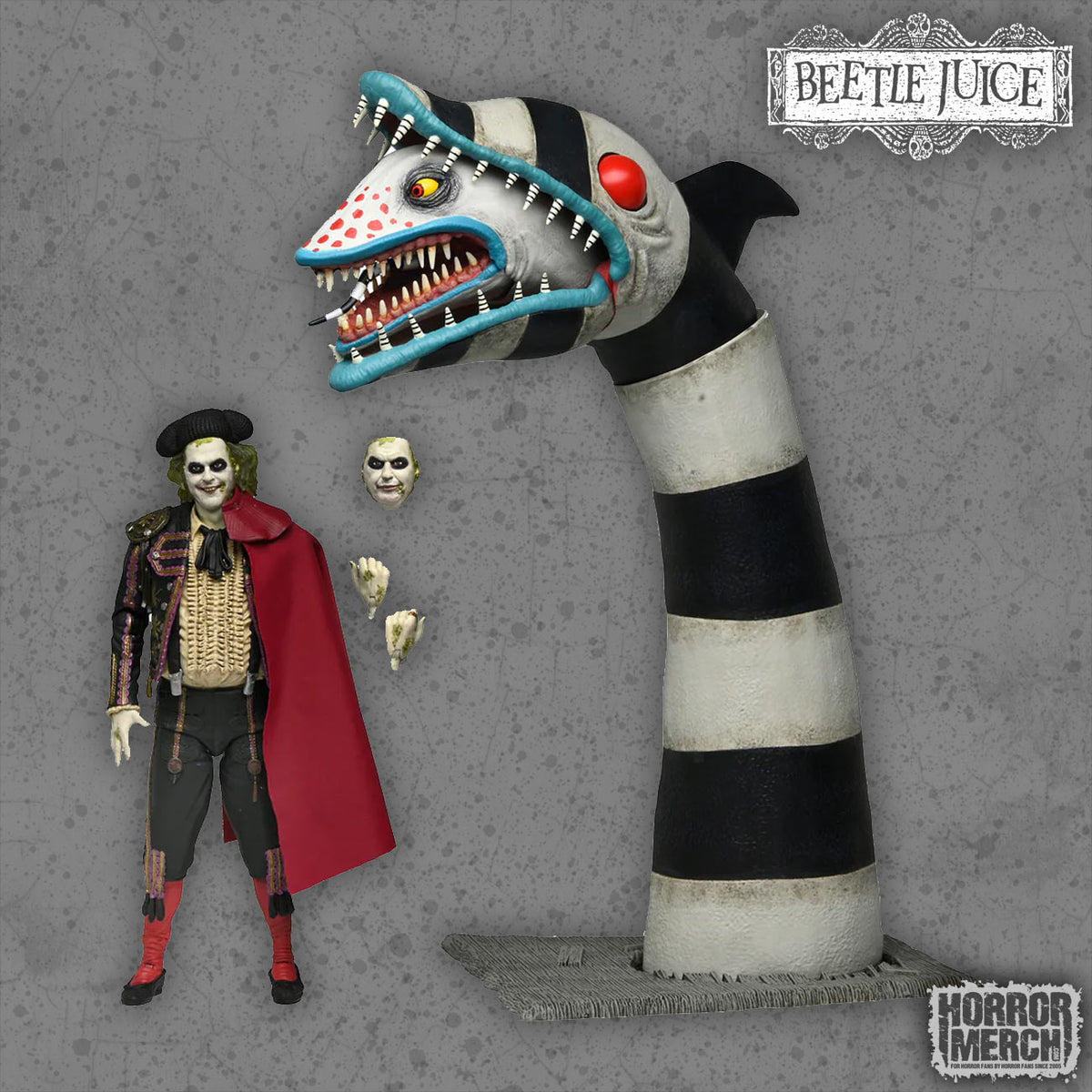 Beetlejuice - Matador + Sandworm Figure