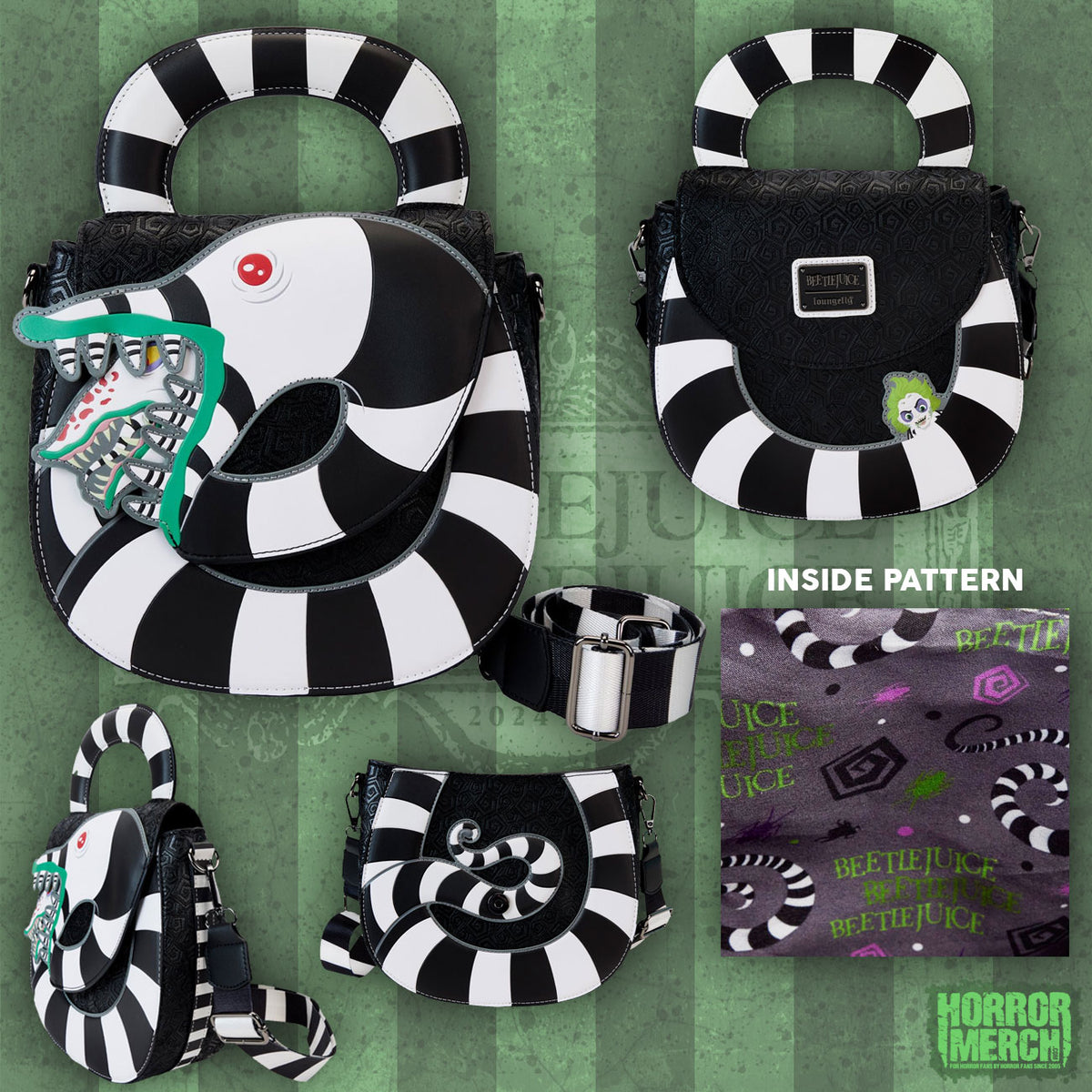 Beetlejuice - Sandworm Crossbody Bag Accessories