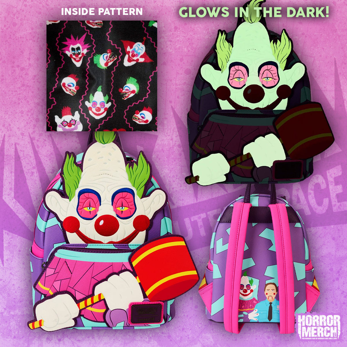 Killer Klowns - Jumbo Mini-Backpack Accessories