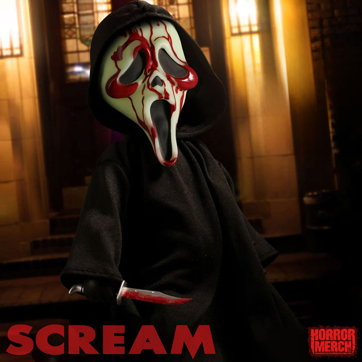 Scream - Glow In The Dark Ghostface (LIMITED EDITION) Living Dead Doll Figure